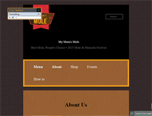 Tablet Screenshot of mymomsmole.com